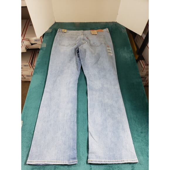 Levis Jeans Size 16 Womens Blue Pants Stretch Denim Mid Rise Classic Bootcut NWT - Picture 11 of 16